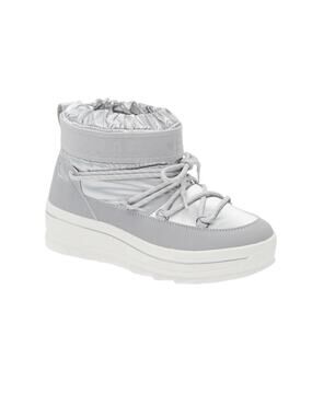 Pajar Galaxy Mini Waterproof Platform Silver Ankle Boots – Sz 8.5